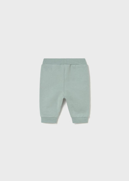 Completo 3pz Tuta con maglietta neonato in verde chiaro con pantaloni comodi e pratici