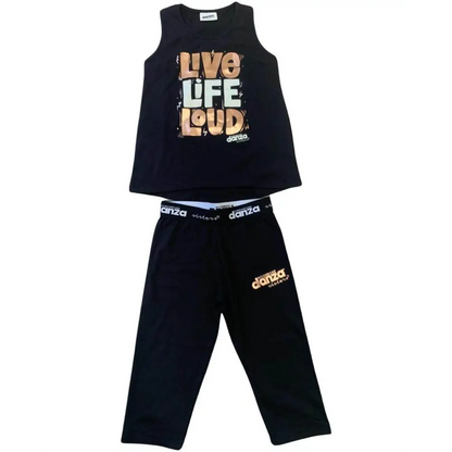Completo Canotta+Leggings per Ragazza da 8anni a 16anni Dimensione Danza DZ24S102 - OOPS by BabyBimbo 0-16