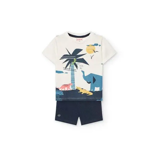 Completo corto 2pz per Bambino da 12mesi a 8anni Boboli 301105 - OOPS by BabyBimbo 0-16