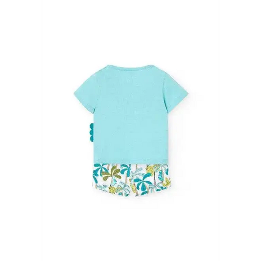 Completo corto 2pz per neonati Boboli 111137 - OOPS by BabyBimbo 0-16