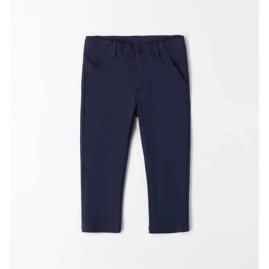 Pantaloni navy per bambino parte del Completo Elegante 3 pezzi Navy di Sarabanda