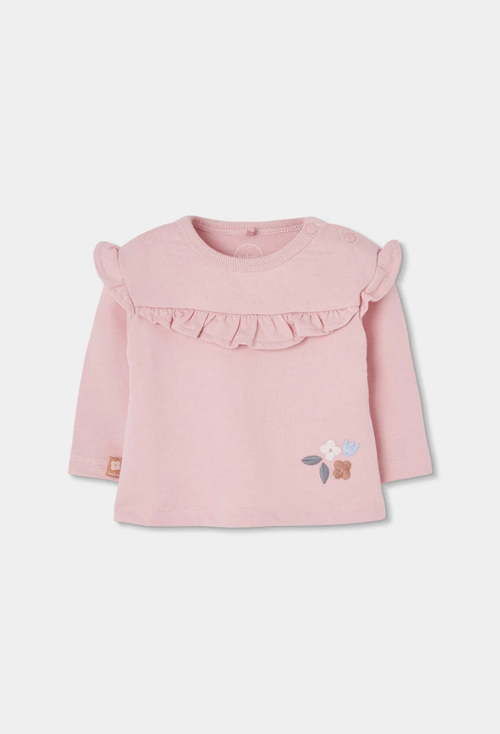 Completo in Maglia Neonata Floreale – Morbido e Pratico
