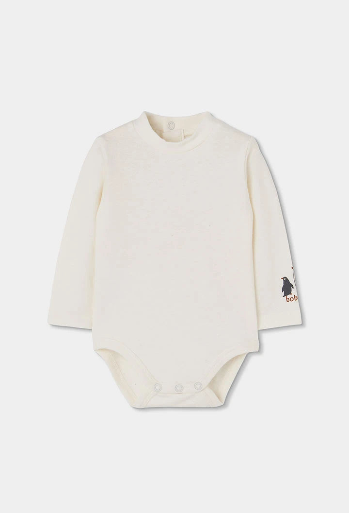 Completo neonato grigio vigoré stampa pinguino