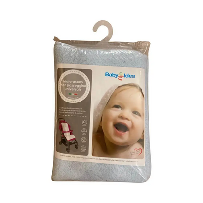 Copri Passeggino Universale in Spugna (materassino) colore Azzurro adatta BabyIdea - OOPS by BabyBimbo 0-16