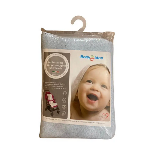 Copri Passeggino Universale in Spugna (materassino) colore Azzurro adatta BabyIdea - OOPS by BabyBimbo 0-16