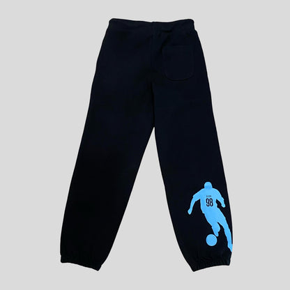 Pantaloni Tuta Bikkembergs Neri con Grafica Calciatore - OOPS by BabyBimbo 0-16