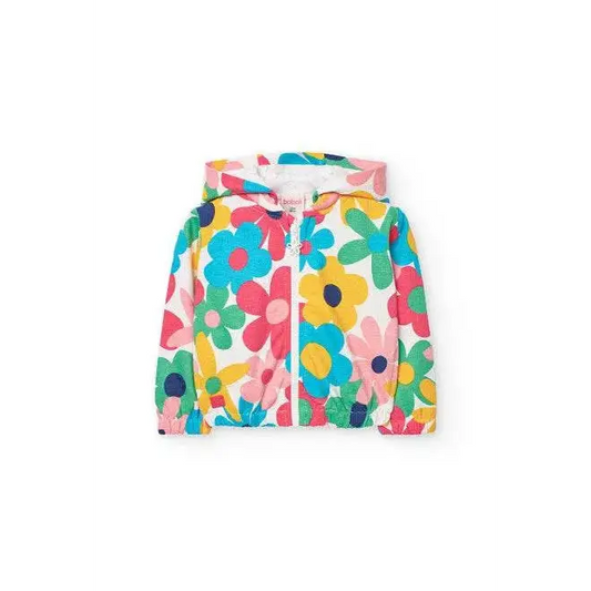 Felpa cappuccio staccabile per Bambina da 12mesi a 8anni Boboli 241120 - OOPS by BabyBimbo 0-16
