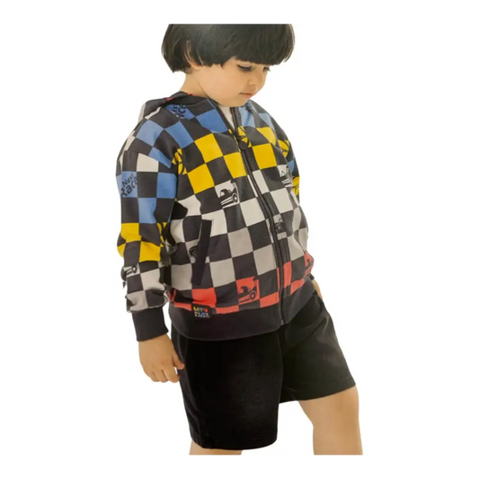 FELPA COLORATO BAMBINO BOBOLI 341143 - felpa
