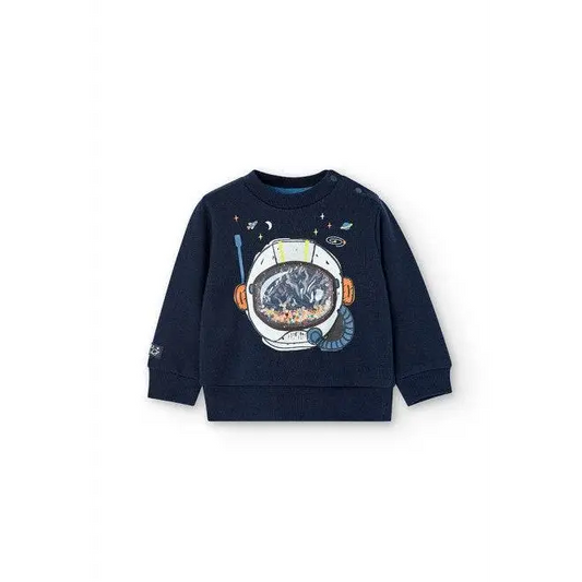 Felpa felpata girocollo per bambino 18mesi-8nni boboli 347138 - OOPS by BabyBimbo 0-16