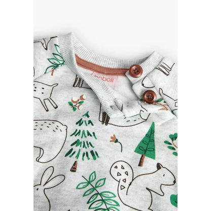 Felpa foresta per i neonati Boboli 129147 - OOPS by BabyBimbo 0-16