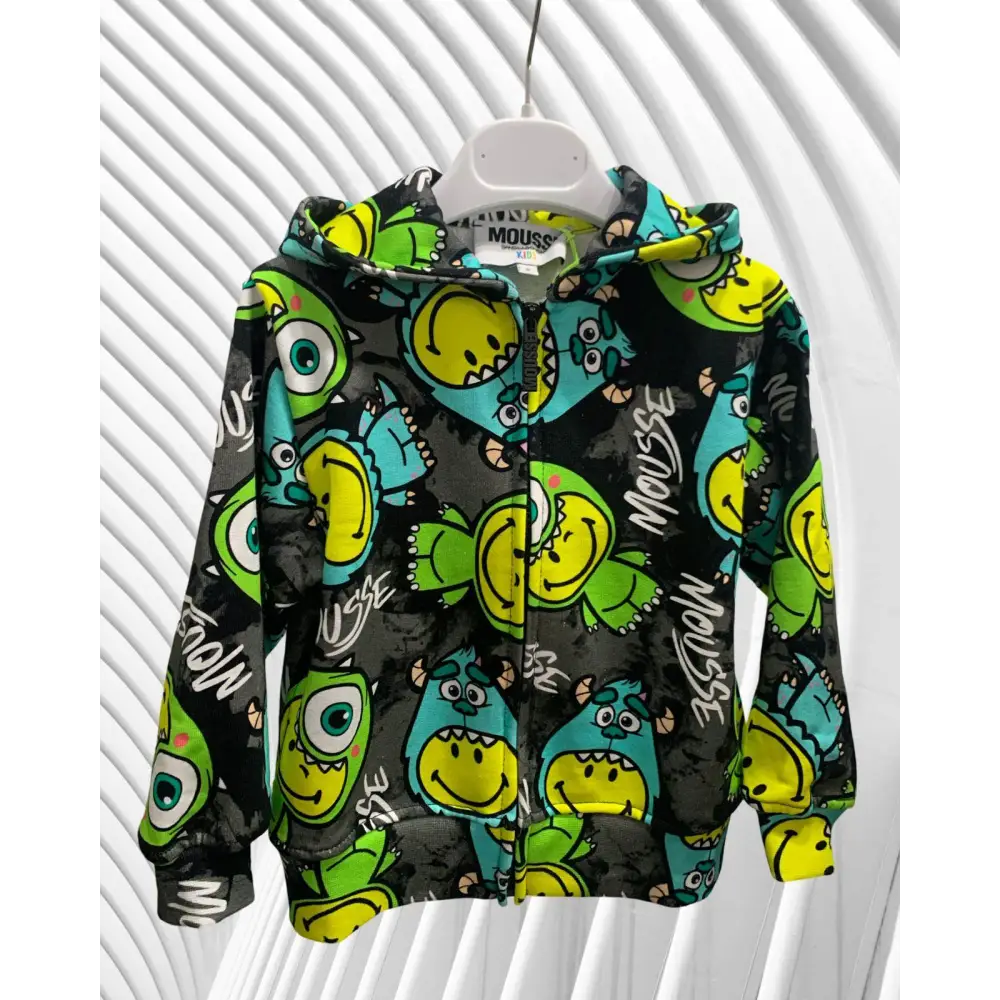 Felpa Monster Friends per Bambino Mousse HKFZ366 - OOPS by BabyBimbo 0-16