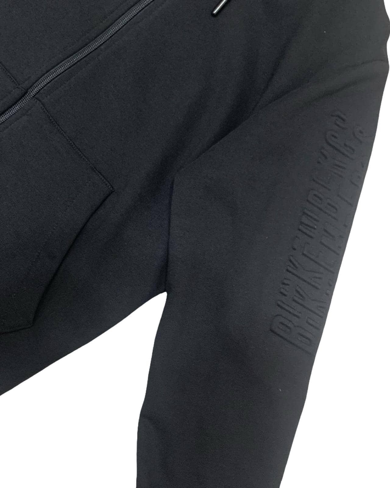 Felpa nera ragazzo con cappuccio Bikkembergs in tessuto morbido e design elegante