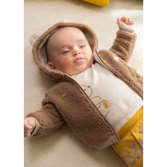 Felpa Teddy con cappuccio neonato 0-18mesi Mayoral 2450 - OOPS by BabyBimbo 0-16