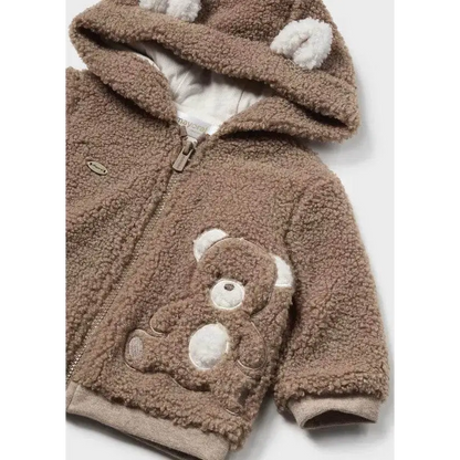 Felpa Teddy con cappuccio neonato 0-18mesi Mayoral 2450 - OOPS by BabyBimbo 0-16