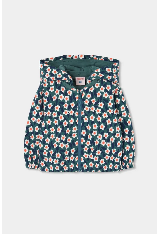Giacca felpa bambina stampa fiori verde - Boboli - OOPS by BabyBimbo 0-16