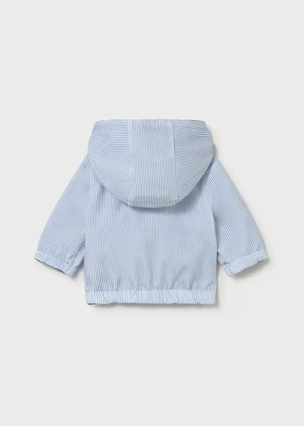 Giacca a Vento Reversibile Neonato Azzurra con Cappuccio Staccabile - Mayoral - OOPS by BabyBimbo 0-16