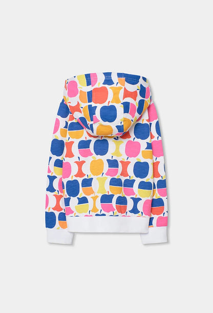 Giacca bambina maglia mele - BOBOLI