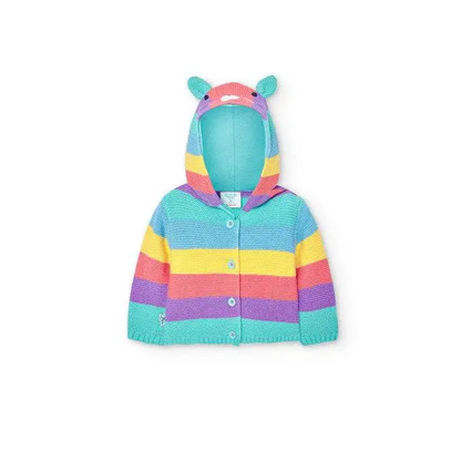 Giacca Multicolor con cappuccio Unisex Boboli 118145 - OOPS by BabyBimbo 0-16