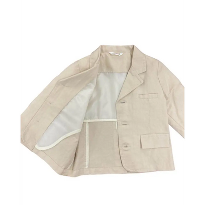 Giacca elegante beige per Bimbo Minibanda 3Q662 - OOPS by BabyBimbo 0-16