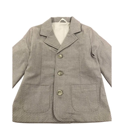 Giacca elegante colore grigio pois per Bimbo Minibanda 3U675 - OOPS by BabyBimbo 0-16