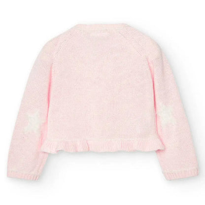 Giacchetta tricot rosa per neonate 1-6 mesi Boboli 747019 - OOPS by BabyBimbo 0-16