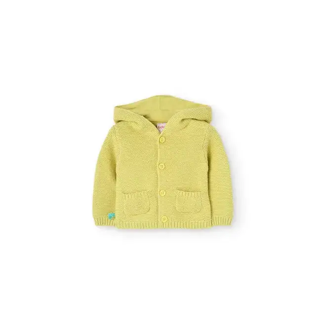 Giachetta tricot con cappuccio per neonati 0-18mesi Boboli 111216 - OOPS by BabyBimbo 0-16