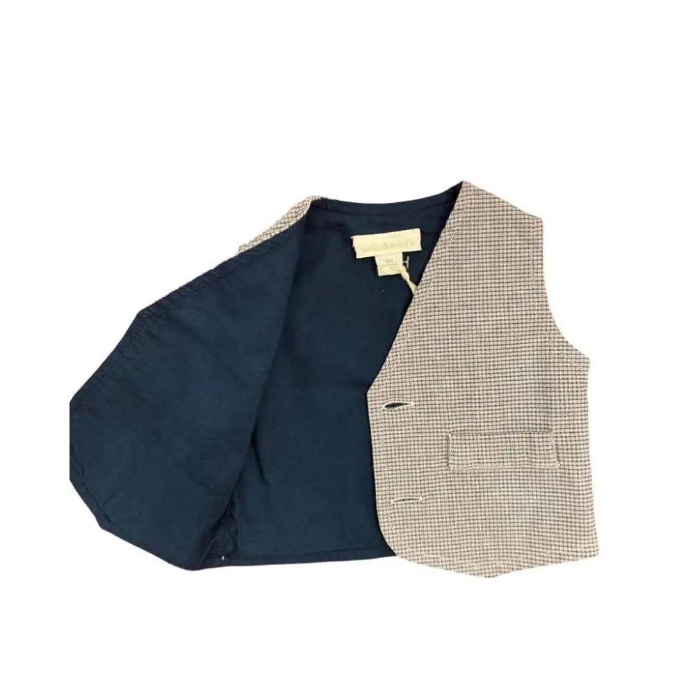 Gilet quadretti per Bimbo Sarabanda 3G690 - OOPS by BabyBimbo 0-16