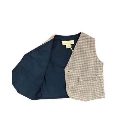 Gilet quadretti per Bimbo Sarabanda 3G690 - OOPS by BabyBimbo 0-16