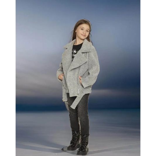 Giubbotto Over per bambina da 8anni a 16anni Y-Clu YFJF24C141 - OOPS by BabyBimbo 0-16
