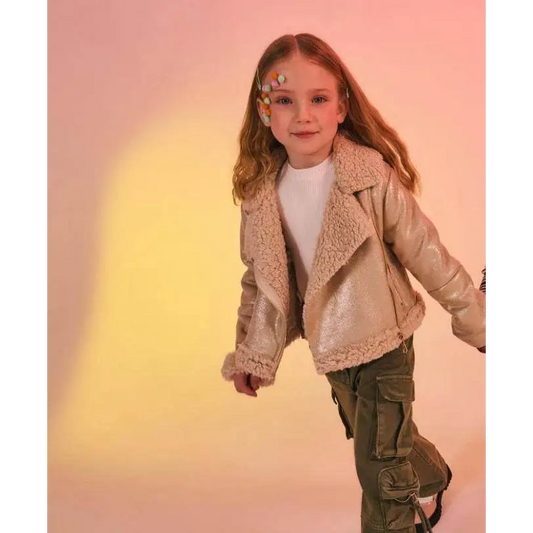 Giubbotto per bambina da 8anni a 16anni Y-Clu YFJF24C144 - OOPS by BabyBimbo 0-16