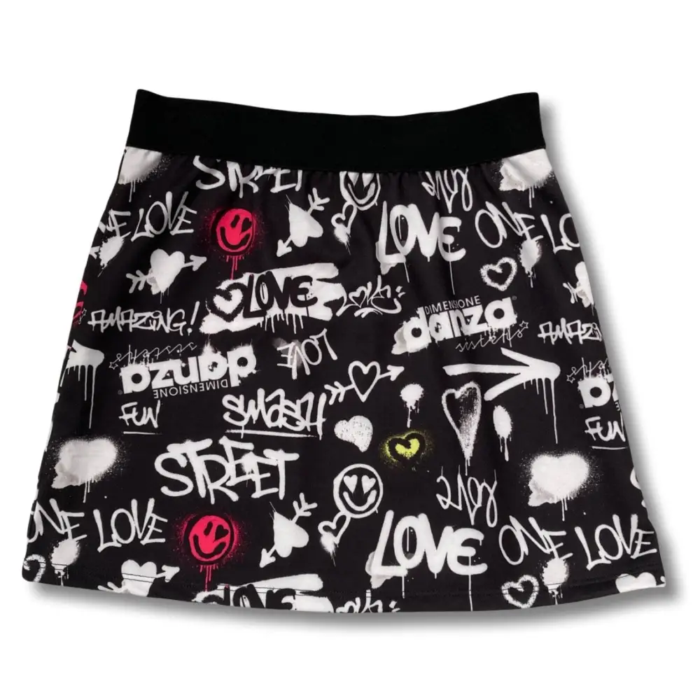Gonna stretch Stampata da 8 a 16 anni DIMENSIONE DANZA 031657 - OOPS by BabyBimbo 0-16