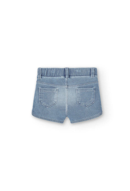 Short felpa denim per bimba Boboli 290045