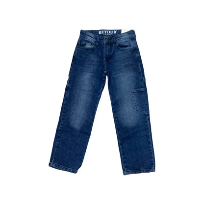 JEANS BLU OVERSIZE RETOUR RDB-600 - OOPS by BabyBimbo 0-16