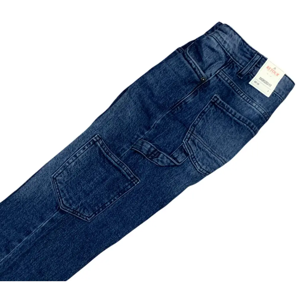JEANS BLU OVERSIZE RETOUR RDB-600 - OOPS by BabyBimbo 0-16