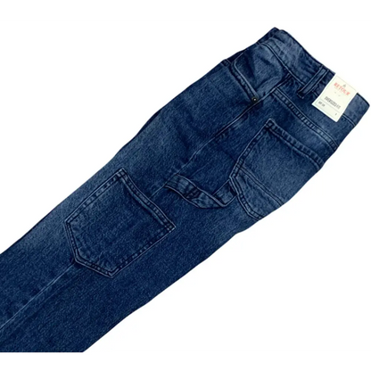 JEANS BLU OVERSIZE RETOUR RDB-600 - OOPS by BabyBimbo 0-16