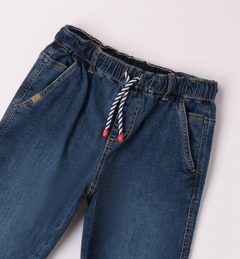 Jeans con coulisse per ragazzo da 8 a 16 anni Sarabanda 08672 J824