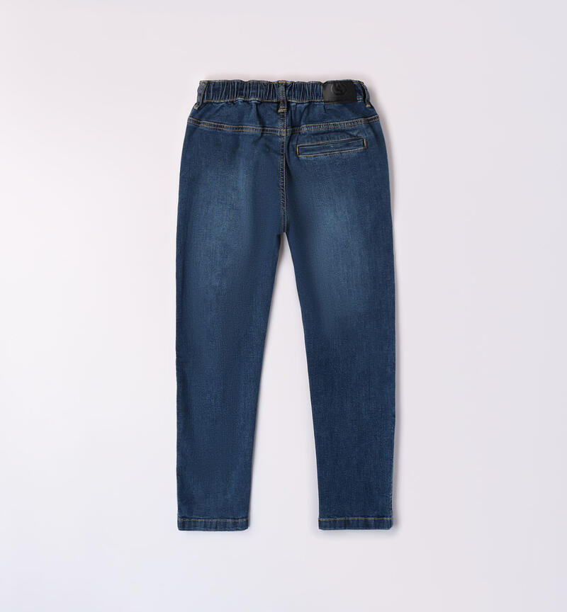 Jeans con coulisse per ragazzo da 8 a 16 anni Sarabanda 08672 J824