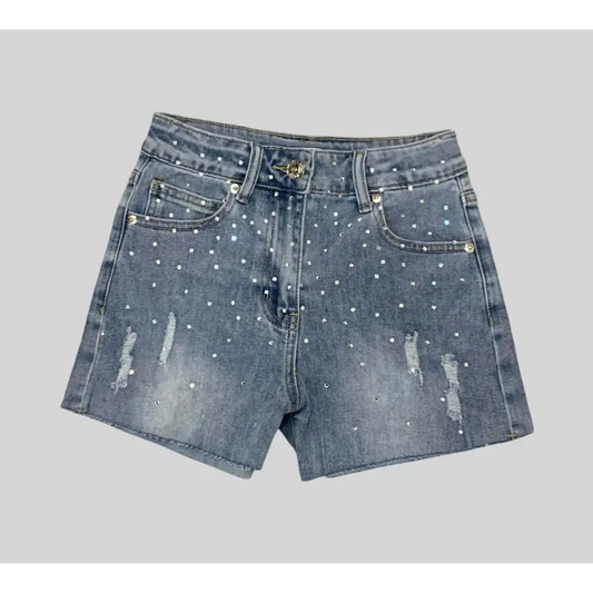 JEANS CORTI BRILLANTINI YCLU 157PYFJS25 - OOPS by BabyBimbo 0-16