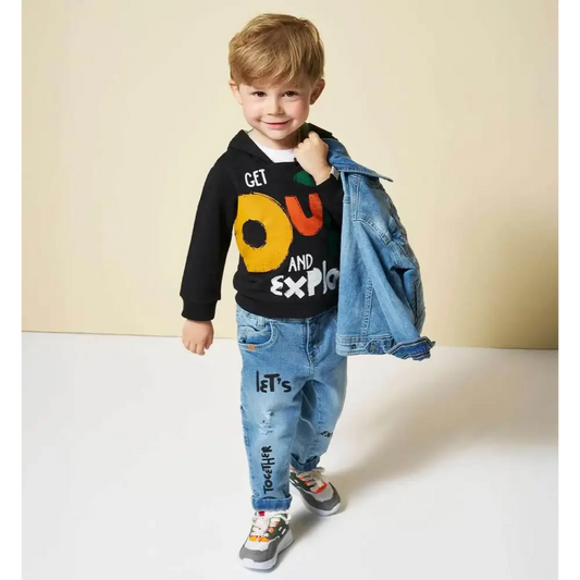 Jeans per bambino da 18mesi a 8anni Sarabanda 0B032 - OOPS by BabyBimbo 0-16