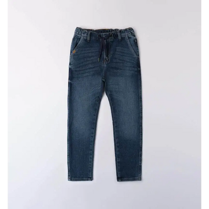 Jeans stone wash per ragazzo da 8 a 16 anni Sarabanda 0A435 7450 - OOPS by BabyBimbo 0-16