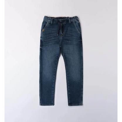Jeans stone wash per ragazzo da 8 a 16 anni Sarabanda 0A435 7450 - OOPS by BabyBimbo 0-16