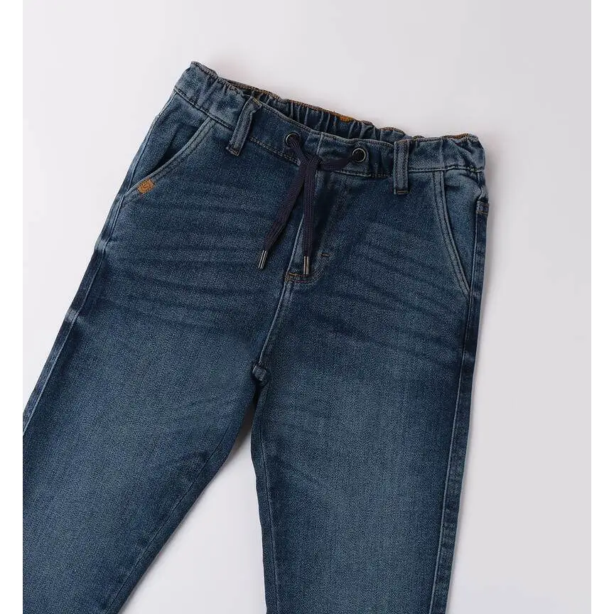 Jeans stone wash per ragazzo da 8 a 16 anni Sarabanda 0A435 7450 - OOPS by BabyBimbo 0-16