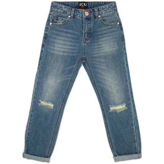 Jeans strappati per ragazzo da 8 a 16 anni Y-Clù BY10001 - OOPS by BabyBimbo 0-16
