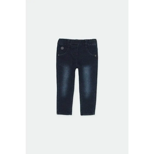 Leggings effetto jeans blu scuro per Bimba da 6 a 8 anni Boboli 290001 - OOPS by BabyBimbo 0-16