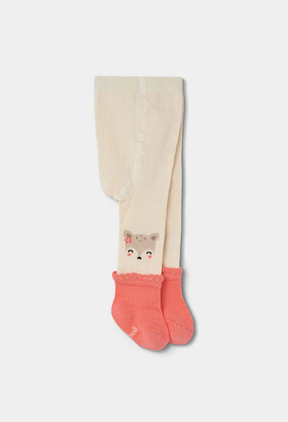 Completo 3 Pezzi in Maglia Neonata con Body, Salopette e Collant