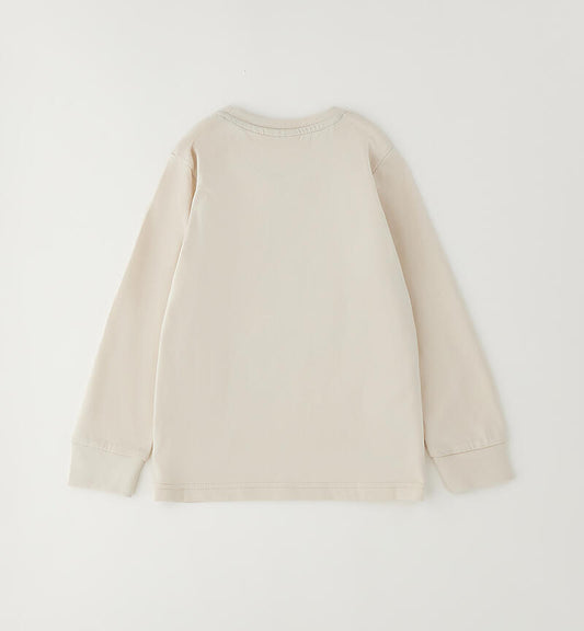 Maglietta girocollo per bambino Beige
