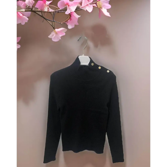 Maglia Nera per Ragazza da 8anni a 16anni Y-Clu YFJF24M265 - OOPS by BabyBimbo 0-16