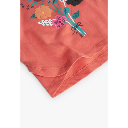 Maglietta di cotone per Bimba in arancione Boboli 209023 - OOPS by BabyBimbo 0-16