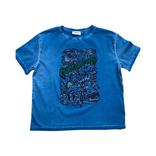 Maglietta di cotone per Ragazzo manica corta 8anni-16anni Bikkembergs BK2504 - OOPS by BabyBimbo 0-16