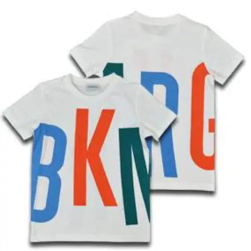 Maglietta di cotone per Ragazzo manica corta 8anni-16anni Bikkembergs BK2269 - OOPS by BabyBimbo 0-16